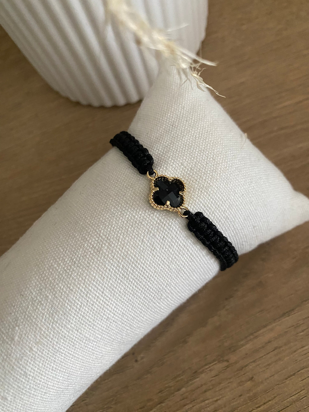 Bracelet réglable trèfle