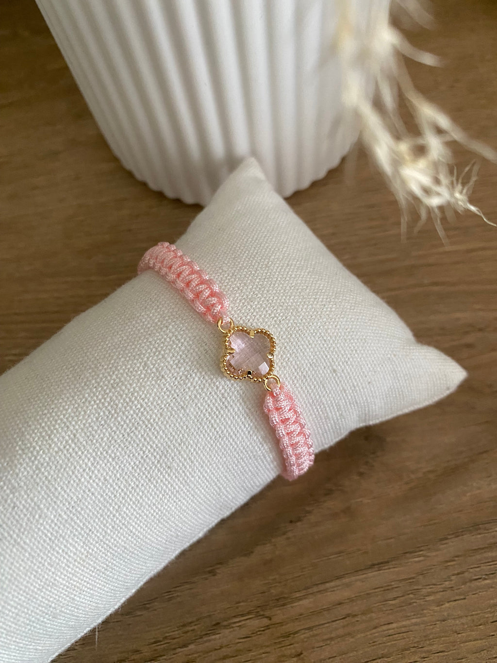 Bracelet réglable trèfle