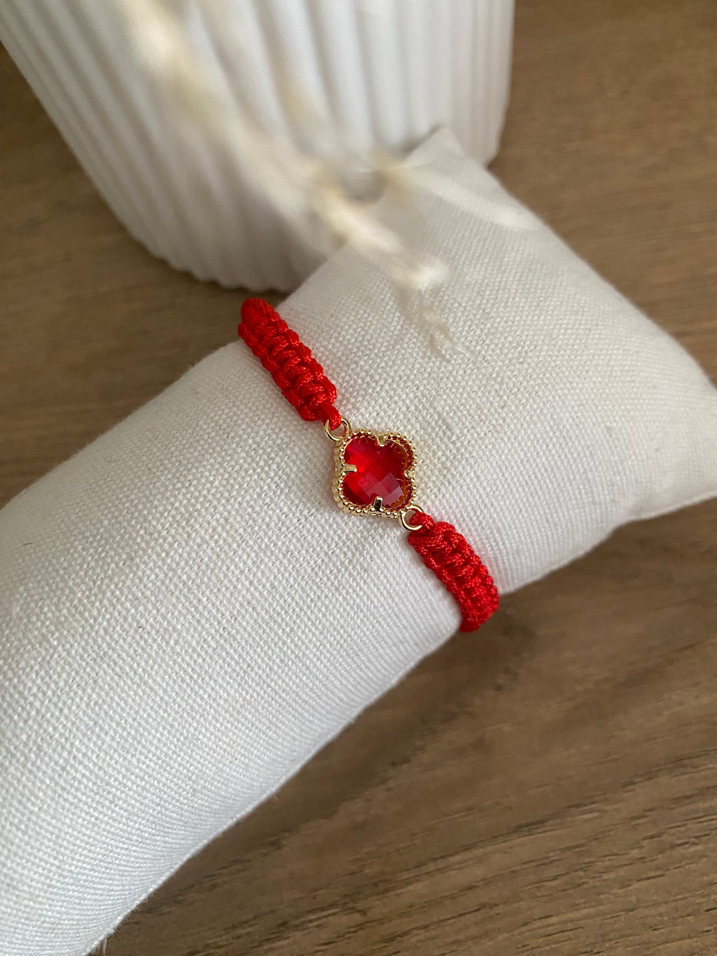 Bracelet réglable trèfle