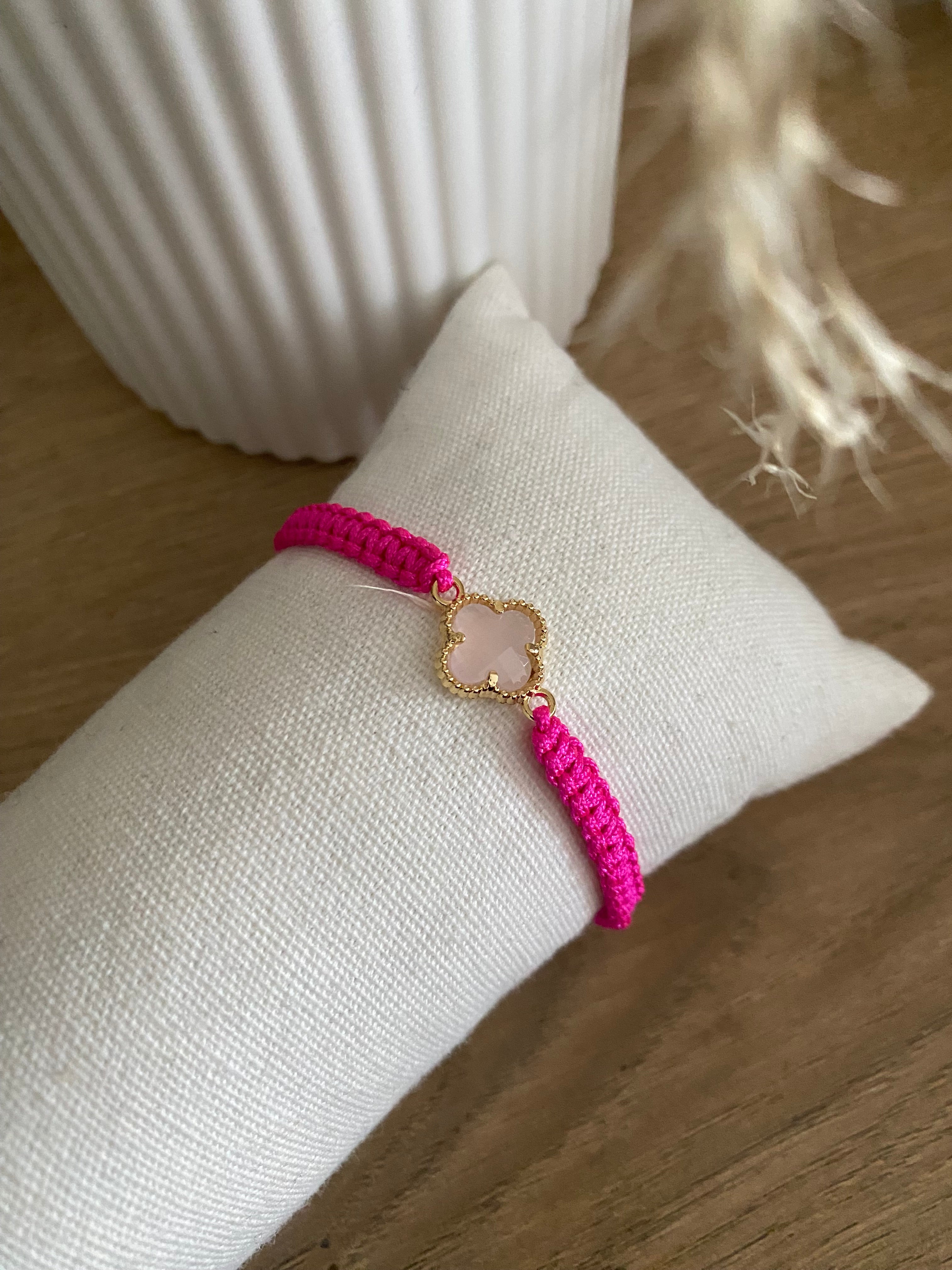 Bracelet réglable trèfle