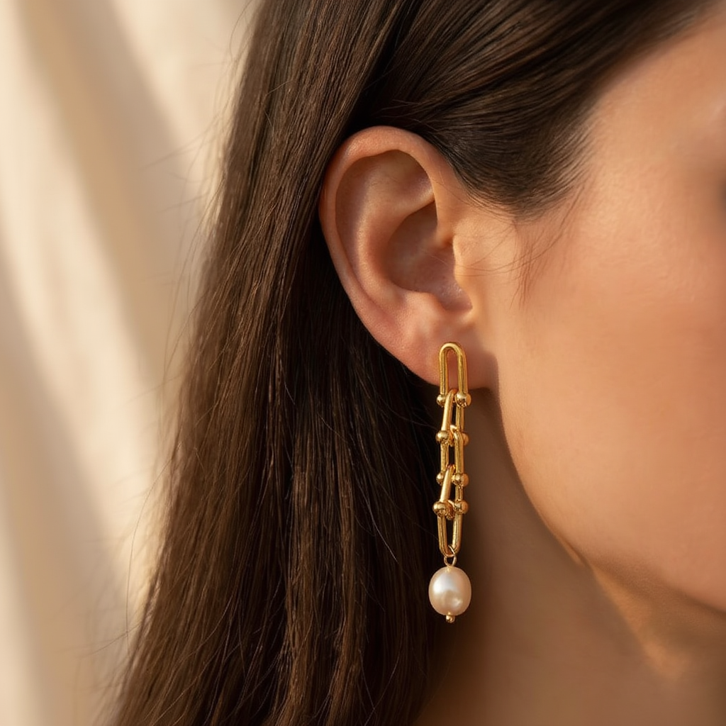 Boucles d’oreilles perles