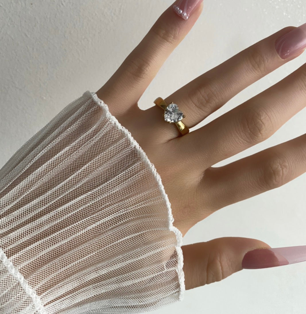 Bague coeur